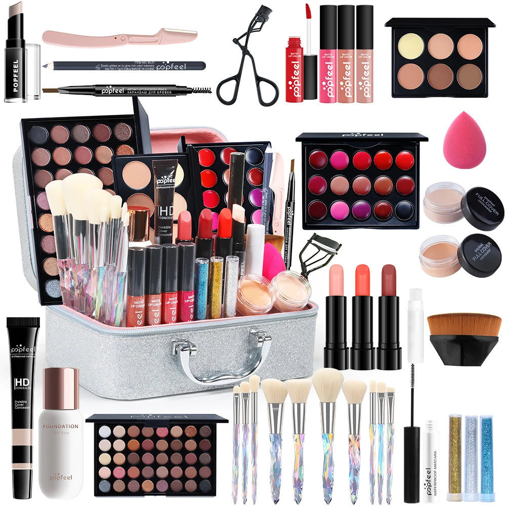 Make-Up Full Kit, for Girls Women, Valentine Gift, Birthday Gift Women Cosmetic Supplies