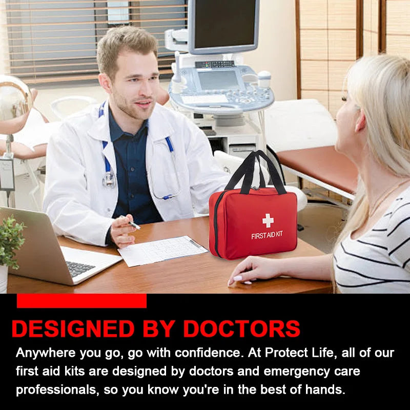First Aid Kit， First Aid Supplies for Emergencies and Survival Situations | Ideal for Cars, Trucks Outdoor Travel Beach Camping Health Care Accessories