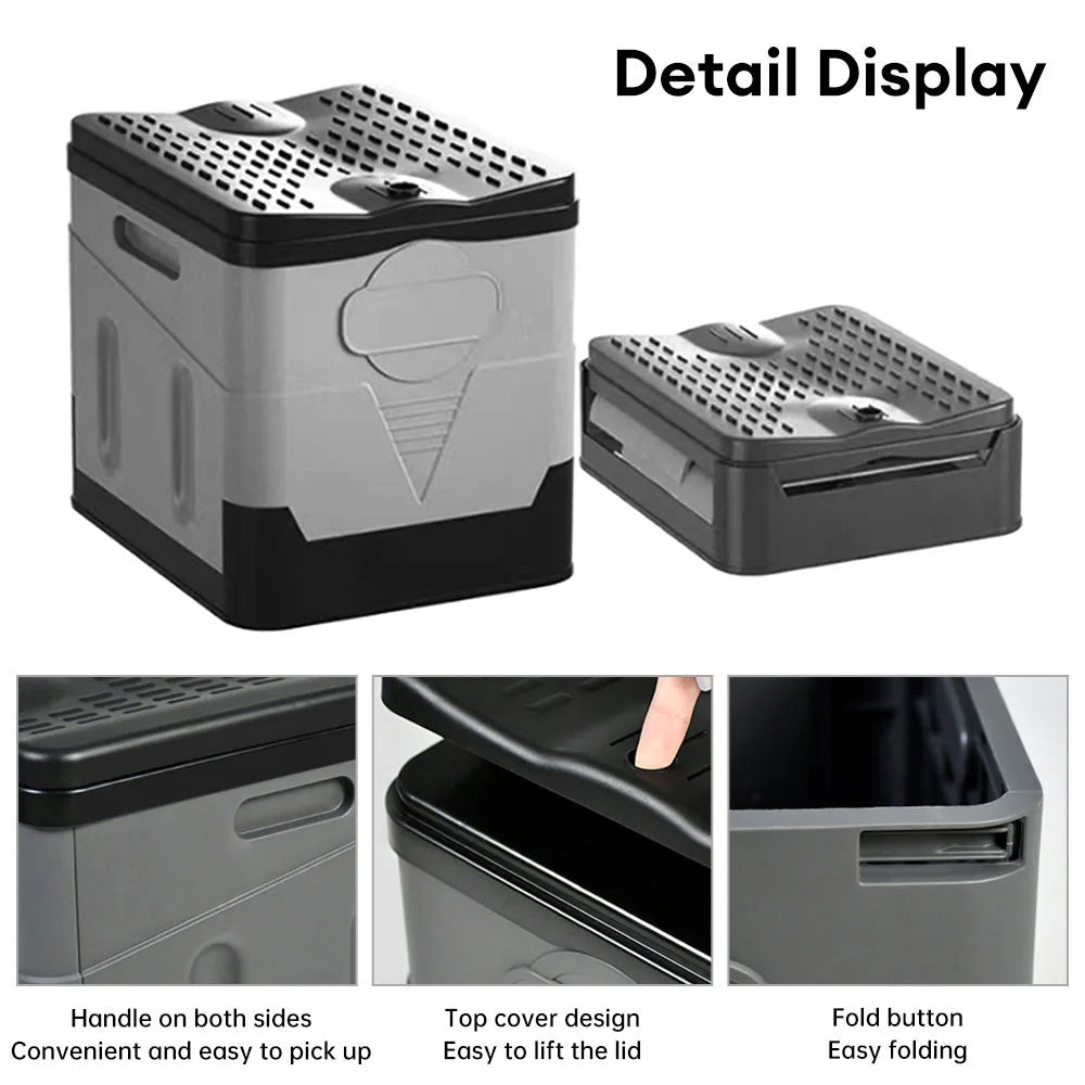 Portable Folding Toilet for Outdoor Camping Potty for Adults Kids Cover Design Seat Toilet Reusable Toilet for Picnic Car Travel