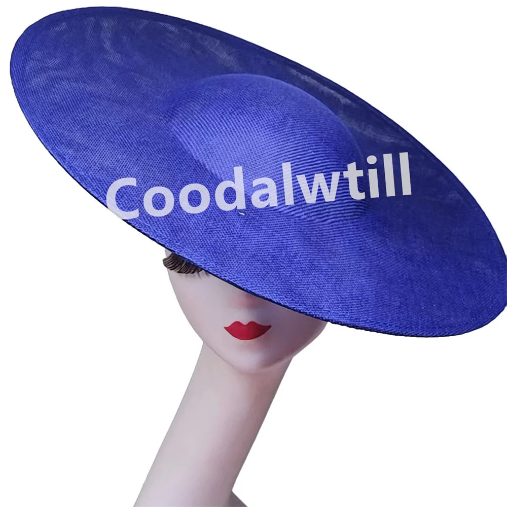NEW Arrivals 13 Colors Big Fascinator Base 40cm Diameter with Clip Make Wedding Fascinator Hats Women Derby Big Millinery Cap Large Top Hats Ladies Luxury Fashion Apparel Supplies