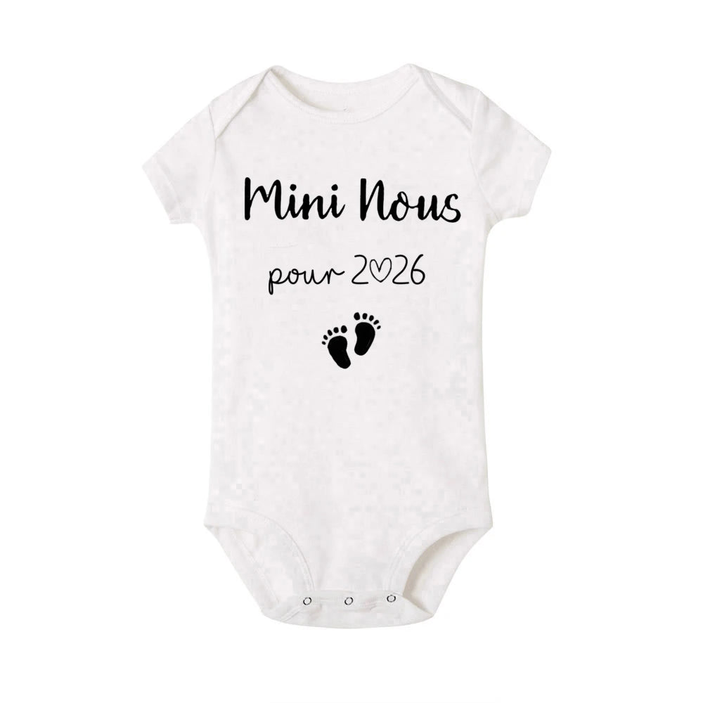 NEW Arrivals 3Months-24Months  5 Colors Baby Romper Casual Short Sleeve Infant Jumpsuit Boys Girls Bodysuit Summer Pregnancy Announcement Clothes