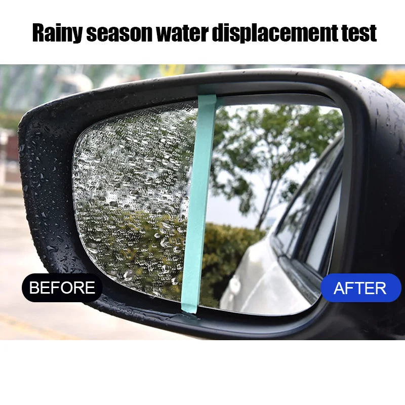 NEW 2 PCS Set Car Glass Defrost Anti-Rain Anti Iced  Water Spray Repellent Nano Coating Hydrophobic Waterproof Agent Oil Film Removing  Auto Glass Film Agent Car Accessories Cleaning Supplies