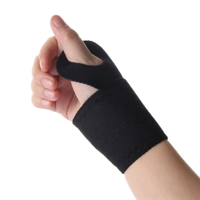 Self Heating Wrist Band Magnetic Therapy Support Brace Wrap Heated Hand Warmer Compression Pain Relief Wristband Sanitizer Belt