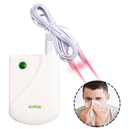 NEW Arrivals Laser Nose Rhinitis Nose Care Device Sinusitis Cure BioNase Hay Fever Low Frequency Laser Therapy Runny Sneeze Treatment Machine Health Care Supplies