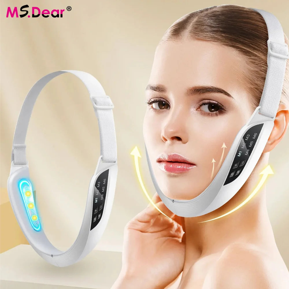 NEW Arrivals V-Shaped Face Beauty Device Face Lifting Firming Massager Double Chin Removal 8 Adjustable Intensities Facial Beauty Instrument Women Beauty Salon Spa Supplies