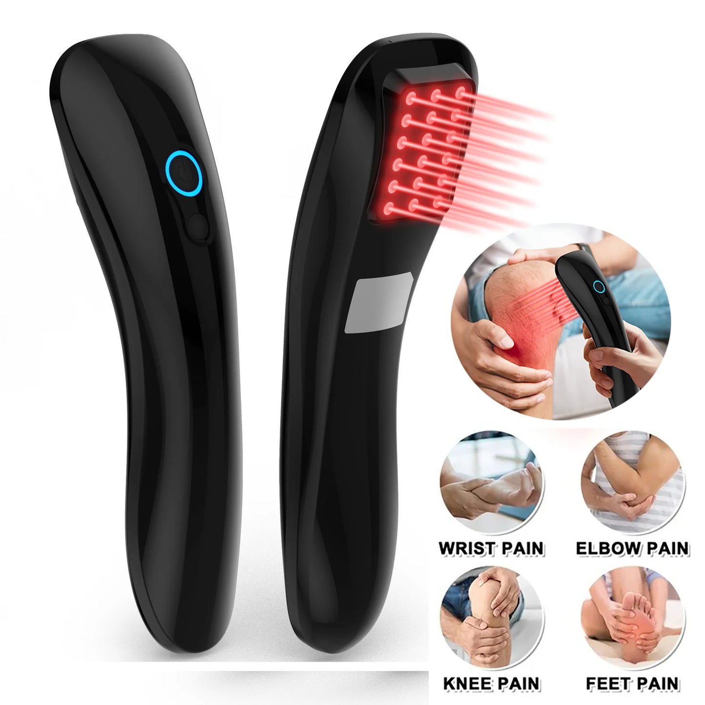 NEW 18x620nm Portable Laser Therapy for Body Pain Relief, Deep Tissue Relieve Pain, Joint and Muscle Care, Body Fast Recovery Health Care Supplies Medical Products