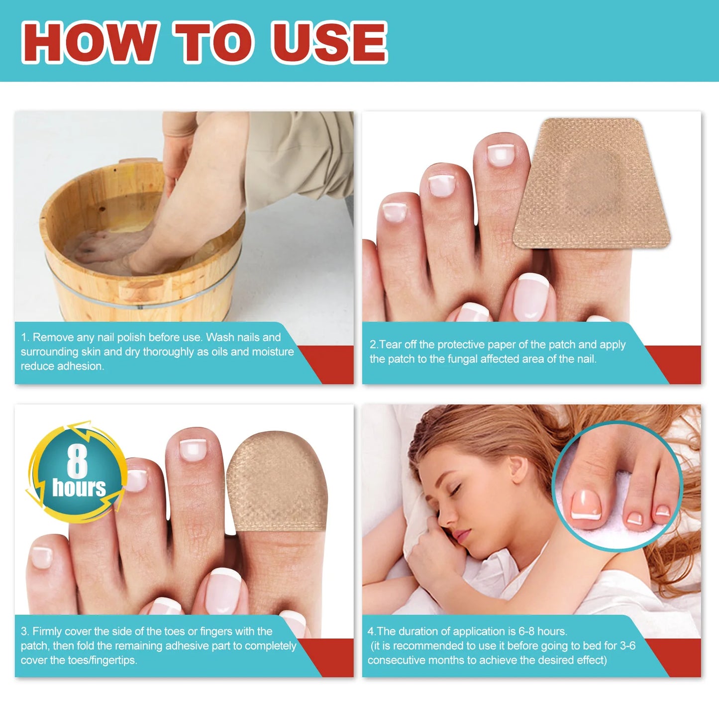 Nail Treatment Patch Anti Fungal Nail Correction Stickers Ingrown Toenail Care Paronychia Anti Infection Repair Patch