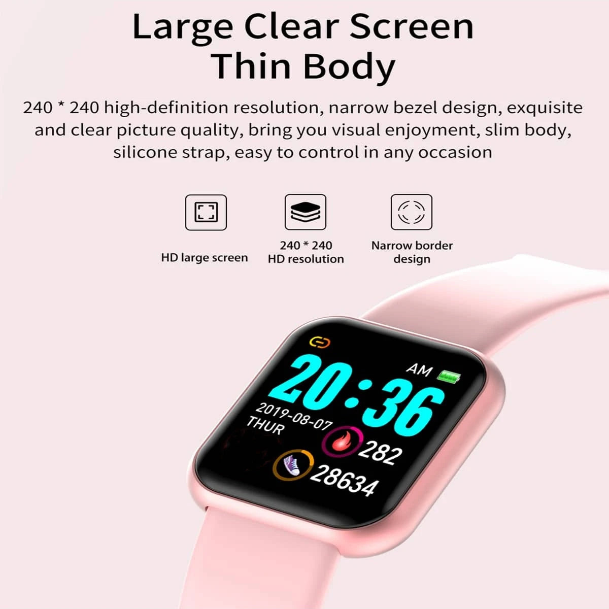 NEW Arrivals 9 Colors Women Men Multifunctional Smart Watch Bluetooth Connected Phone Music Player Fitness Sport Bracelet Sleep Monitor D13 Smartwatch