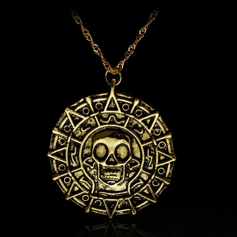 26 Types Gothic Hell\'s Grim Reaper Scythe Pendant Mystical Demon Skull Necklace Men\'s Motorcycle Punk Rock Halloween Jewelry