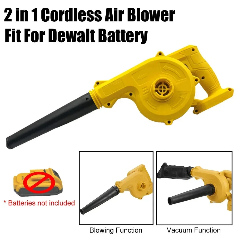 NEW Arrivals Multi-Use Wireless Air Blower & Vacuum Cleaner Electric Dust Computer Collector Leaf Duster for DeWalt 18V 20V Lithium Battery