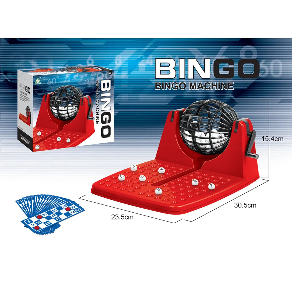 NEW Bingo Lottery Game Mini Simulation Lottery Toys Draw Machine Parent-child Fun Interactive Lottery Board Bingo Set Gifts