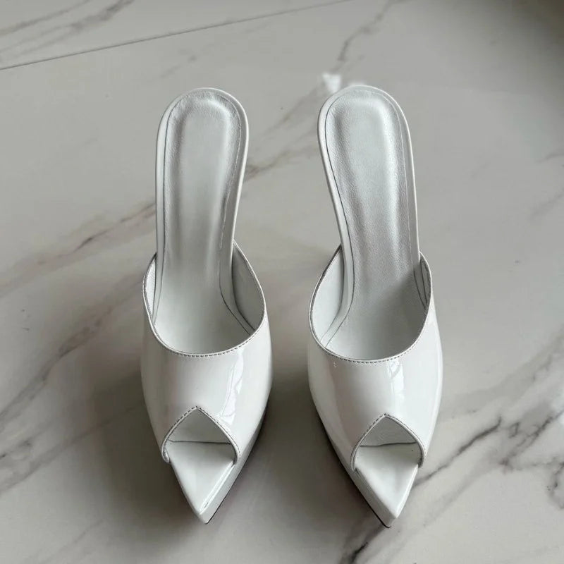 Just Arrived 7 Colors Handmade Summer Women High Heeled 12cm Shoes Crocodile Pattern for Woman's Pointed Toe Peep Toe Stiletto Platform Pumps Sexy Ladies Wedding Guest Dance Shoes