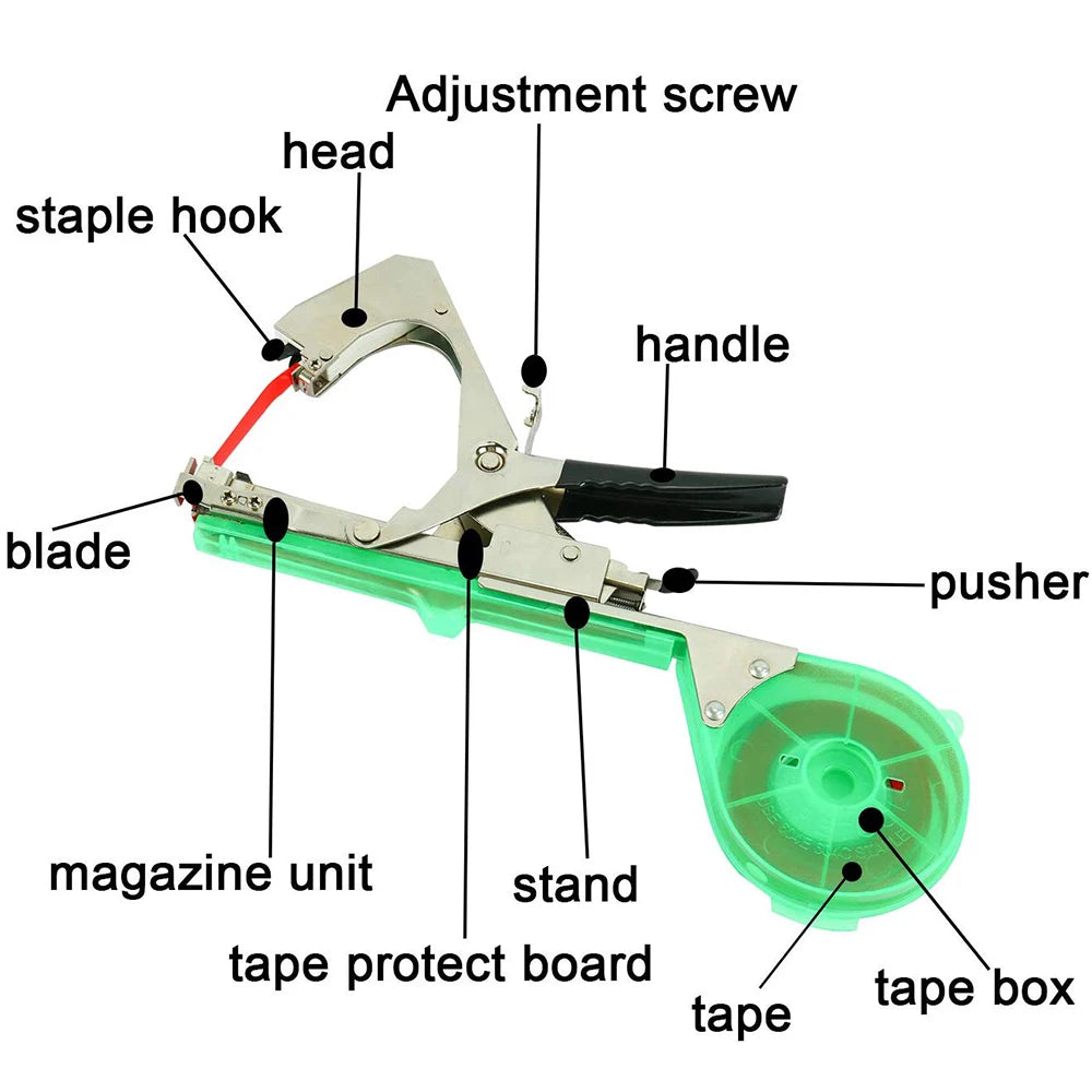 Garden Tools Garter Plants Plant Branch Hand Tying Binding Machine Minced Vegetable Tapes Home Garden