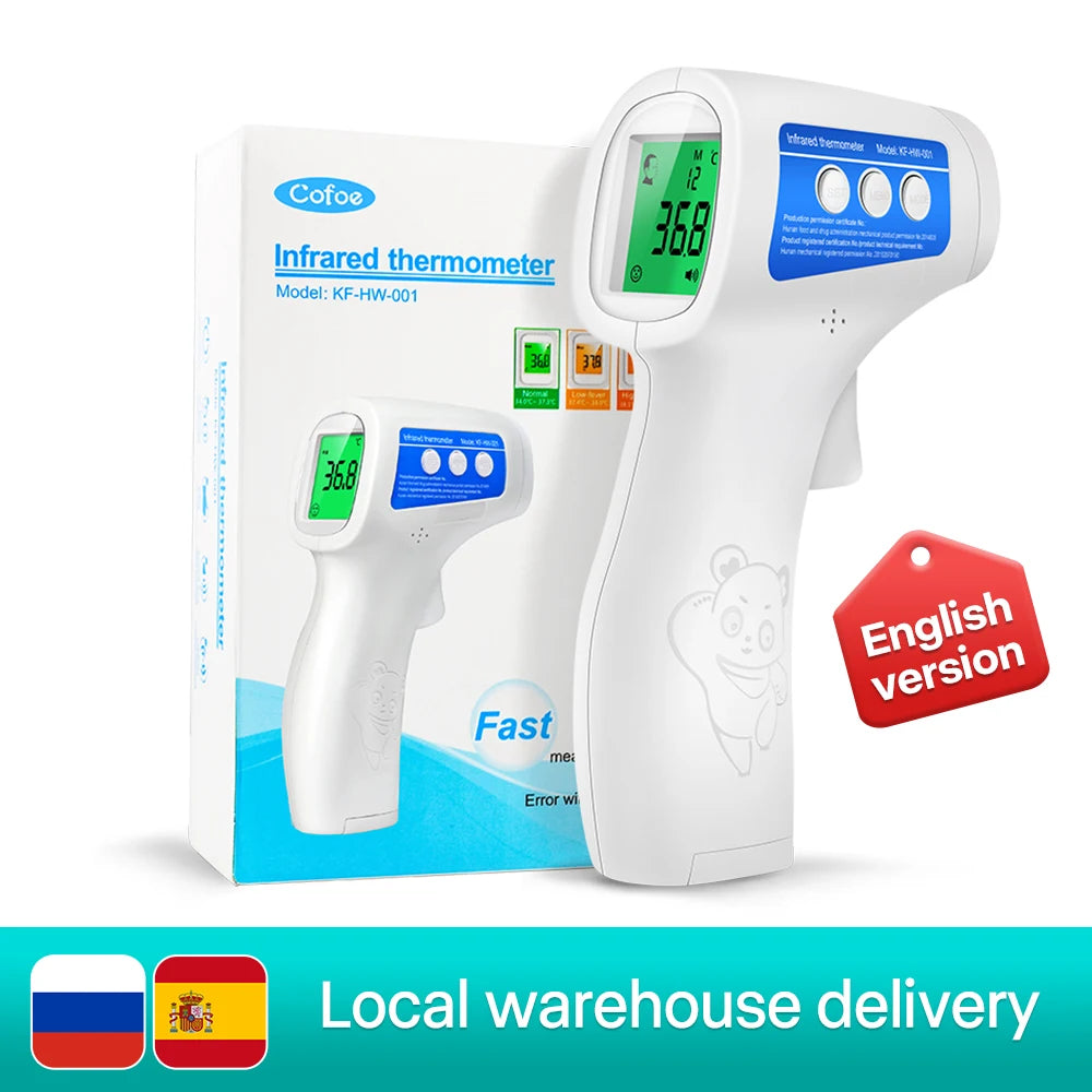 NEW Arrivals 2 in 1 Digital Forehead Thermometer Ear Non-Contact Medical Thermometer Baby/Adult Temperature Measure Home Medical Accessories Health Care Products