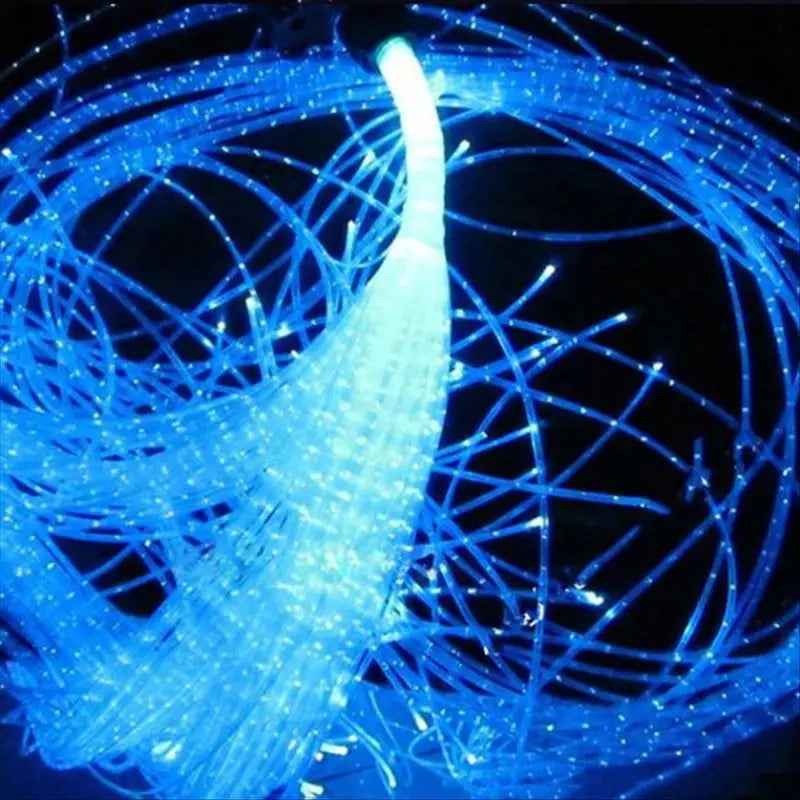 NEW Arrivals 300Pcs X 3M Sparkle Flash Point Wire 0.5mm 0.75mm 1mm 1.5mm High Bright End Glow Fiber Optic Cable For DIY Lighting Decoration For Wedding Hall Home Indoor Outdoor Decoration Lighting Supplies