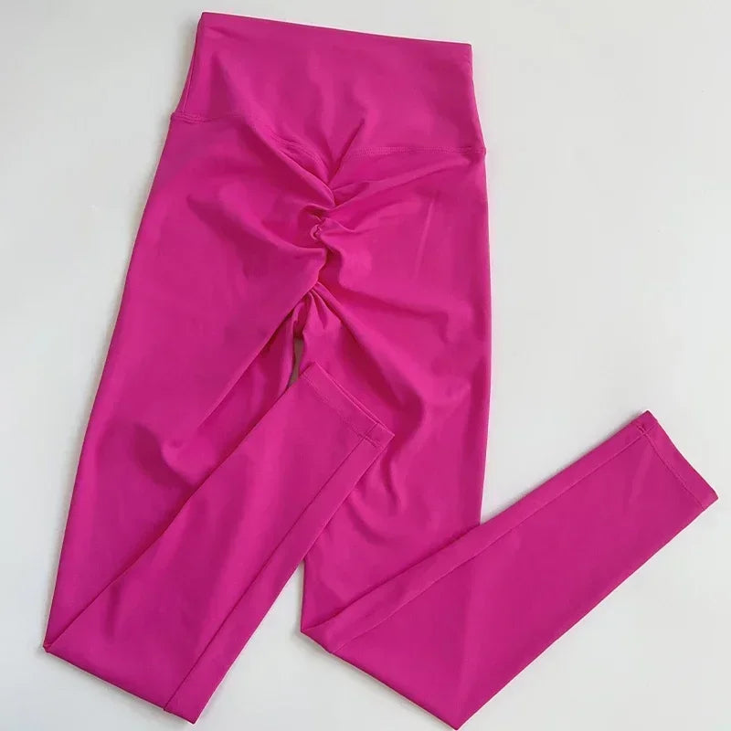 14 Colors Yoga Tight Leggings Women Fitness Gym Butt Lift Leggings Running Cycling Pants Breathable Sports Leggings High Waist Summer Workout Gym Clothing👖👖