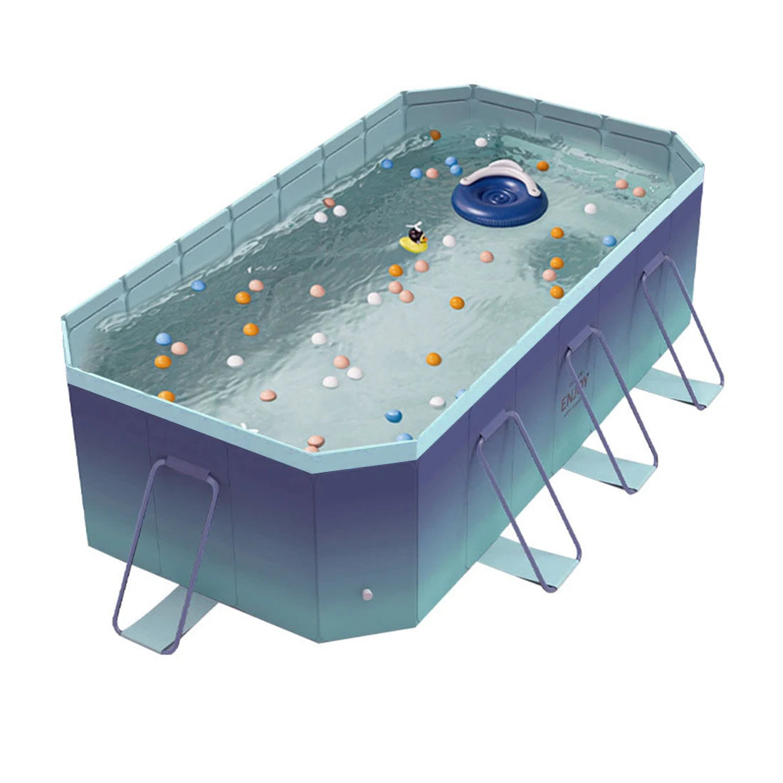 NEW Arrivals 3M PVC Swimming Pool Foldable Non-Inflatable Home Outdoor Garden Backyard Summer Water Sports Party For Family Children