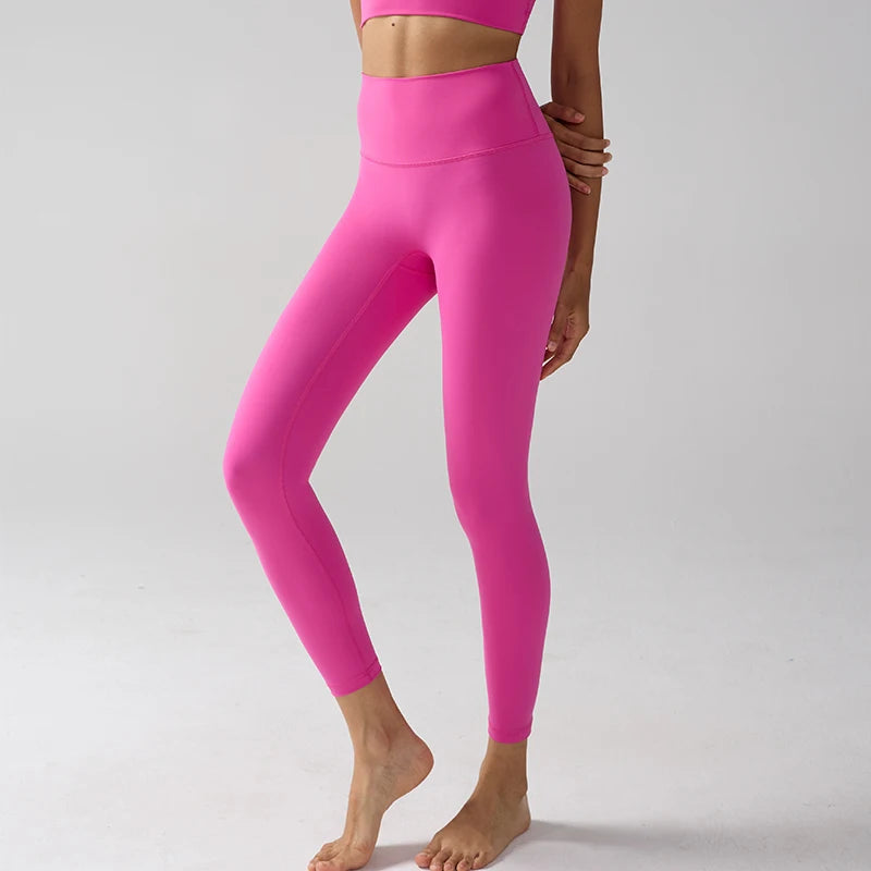 NEW Arrivals S-XL 20 Colors High Waist Naked Feeling Leggings Women Fitness Running Yoga Leggings Pants Energy Gym Tight Leggings Casual Workout Leggings