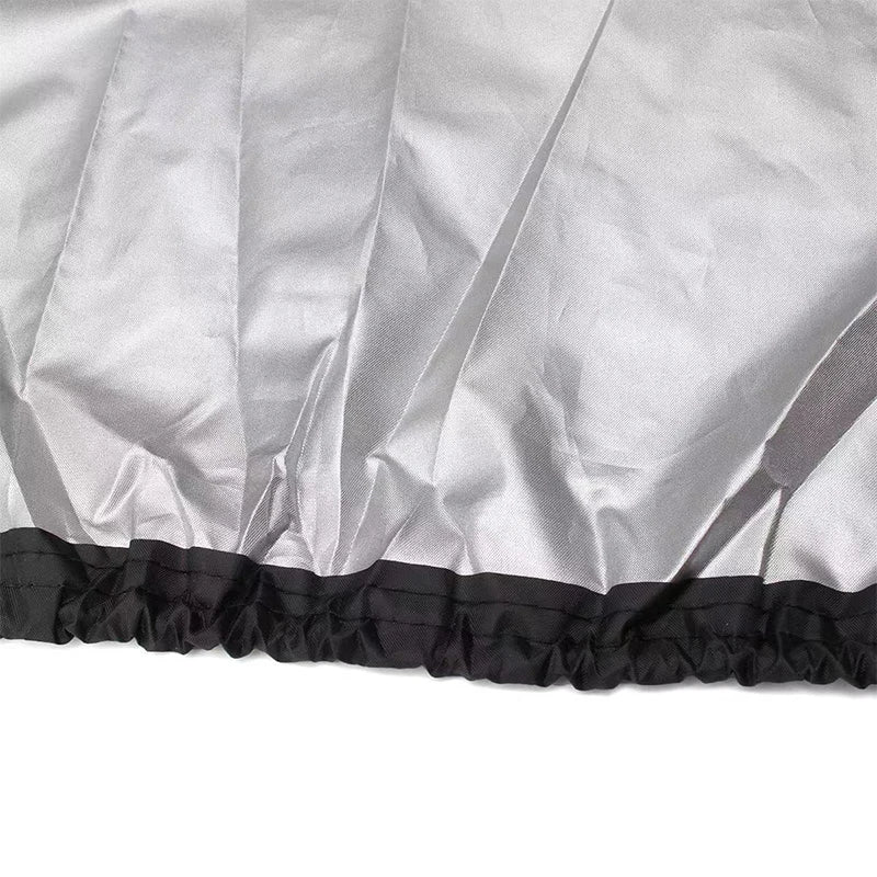 Grill Cover Waterproof BBQ Cover Outdoor BBQ Gas Grill Cover Barbecue Smoker Cover with Adjustable Hem Rope JT65