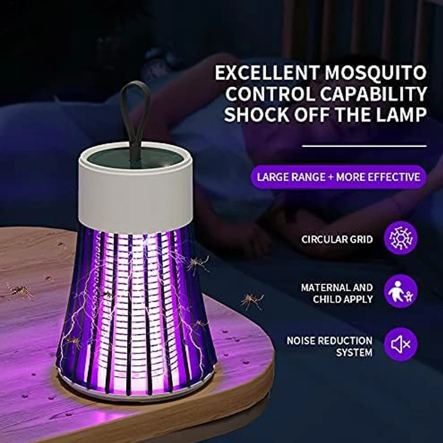 Electric Shock Bug Zapper Mosquito Killer Lamp Repellent UV Light Anti Mosquito Fly Insect Trap Outdoor Camping Mosquito Lights