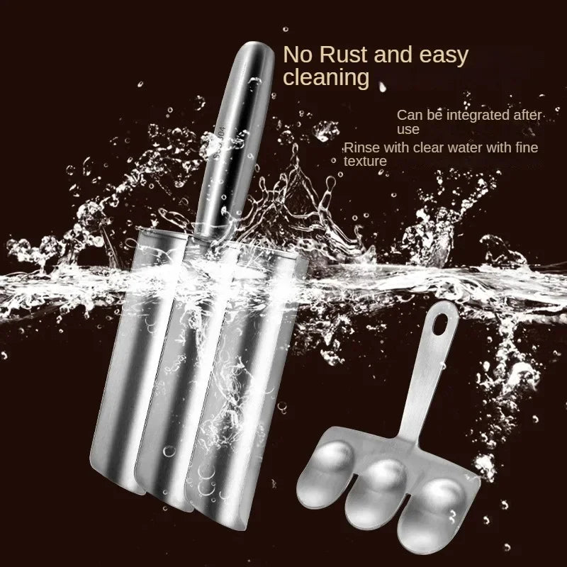 1/2/3 Slots Links Make Easy-Release Non-Stick Meatball Maker Set - Manual Meatball Spoon for Effortless Fish Balls-Ideal Kitchen Tool for Home Cooking Accessories