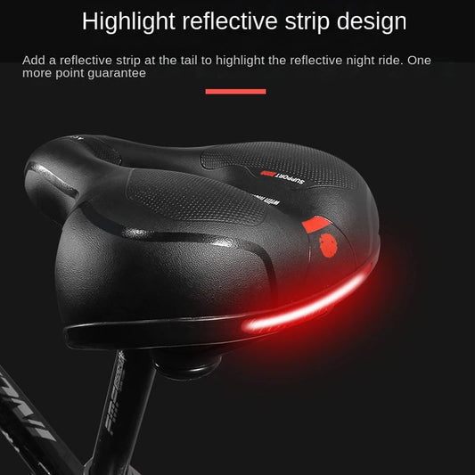 NEW Arrivals Hollow Breathable Bicycle Saddle Men Women MTB Road Bike Saddle Shock Absorbing Comfortable Big Butt Bike Seat Bicycles Accessories