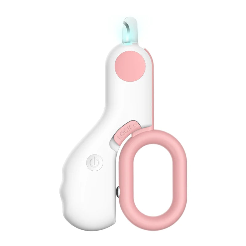 Led Light Cat and Dog Nail Clippers Professional Pet Nail Trimmer with Safety Lock Small Dog and Cat Animal Care Grooming Tool Set