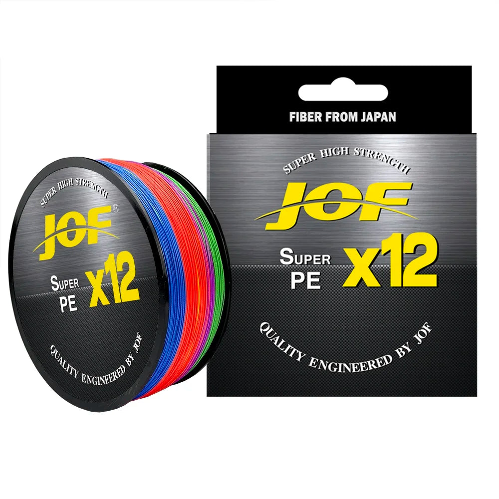 500M 300M 12 Braided Fishing Lines X12 Weaves High Quality Wire Strong PE Multifilament Line for Ocean Sea Lake River Fishing 25/30/39/50/65/77/92lb Fishing Accessories