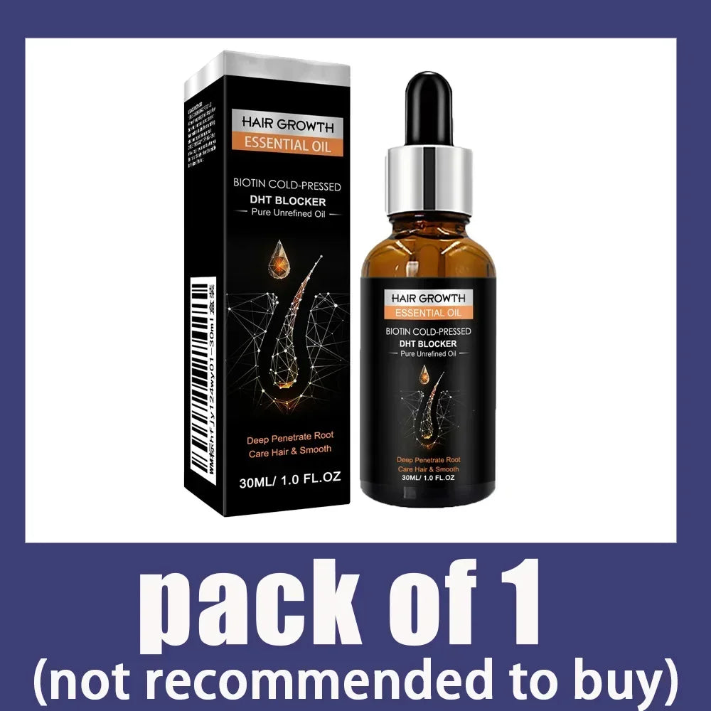 Buy 10 Get 12 Free Hair Growth Korean Oil, Biotin DHT Blocker Postpartum Loss Seborrheic, Dermatitis Anti-Loss Therapy Treatment Shampoo Boost Regrowth Increase Production of Shampoo