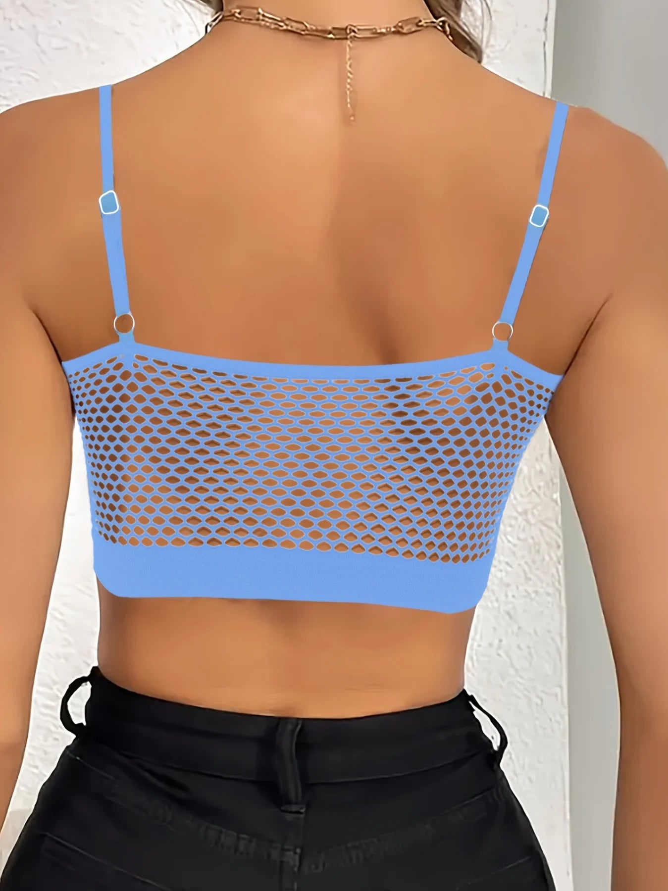 NEW Arrivals Multi-Color Mesh Breathable Non-Steel Bra with Elastic Shoulder Straps Women Sexy Sports Underwear
