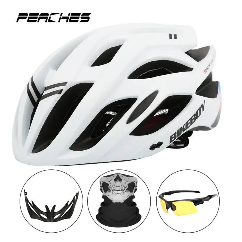 MTB Bike Helmet for Men Women Sport Cycling Helmet Adjustable Mountain Road Soft Pad Safety Hat Accessories