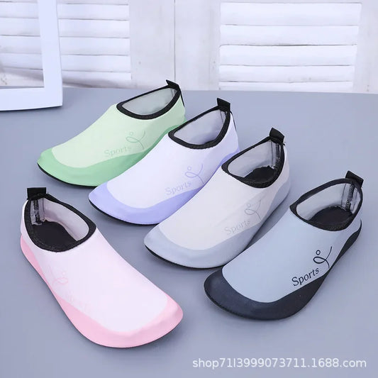 NEW Arrivals 35/41 Size Women Unisex Beach Shoes Anti-Slip Diving Snorkeling Swimming Wading Soft Bottom Children's Beach Sandals Breathable Rubber Outsole