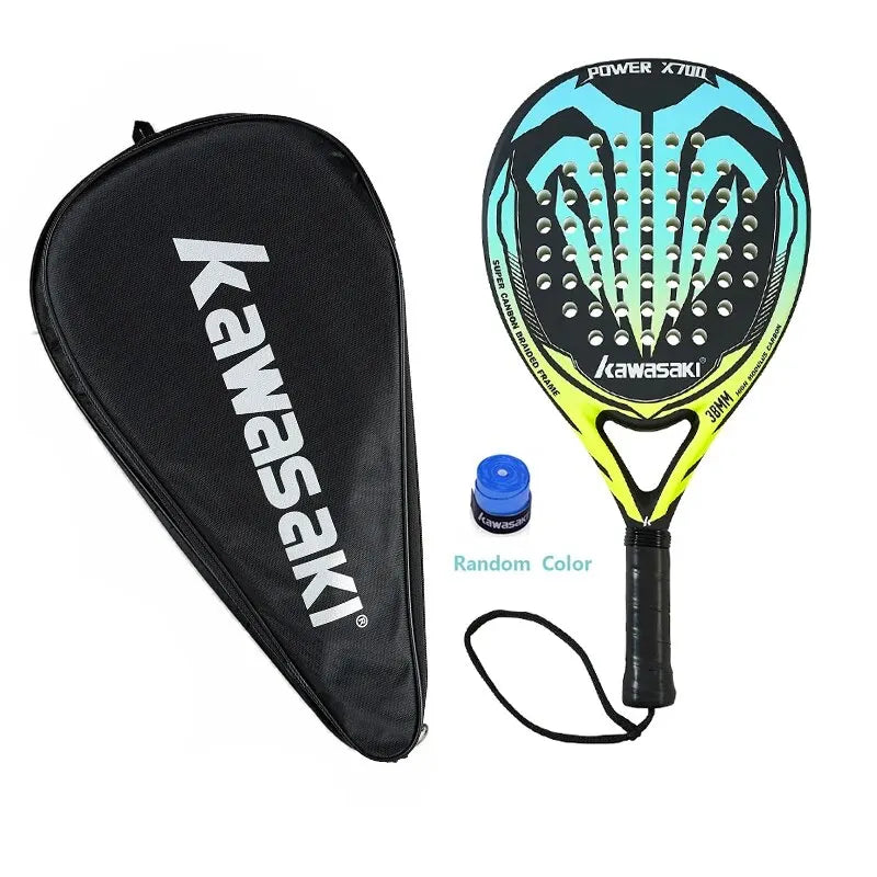 Kawasaki 3K Carton Fiber EVA POWER 600/700 Padel Racket With Racket Cover