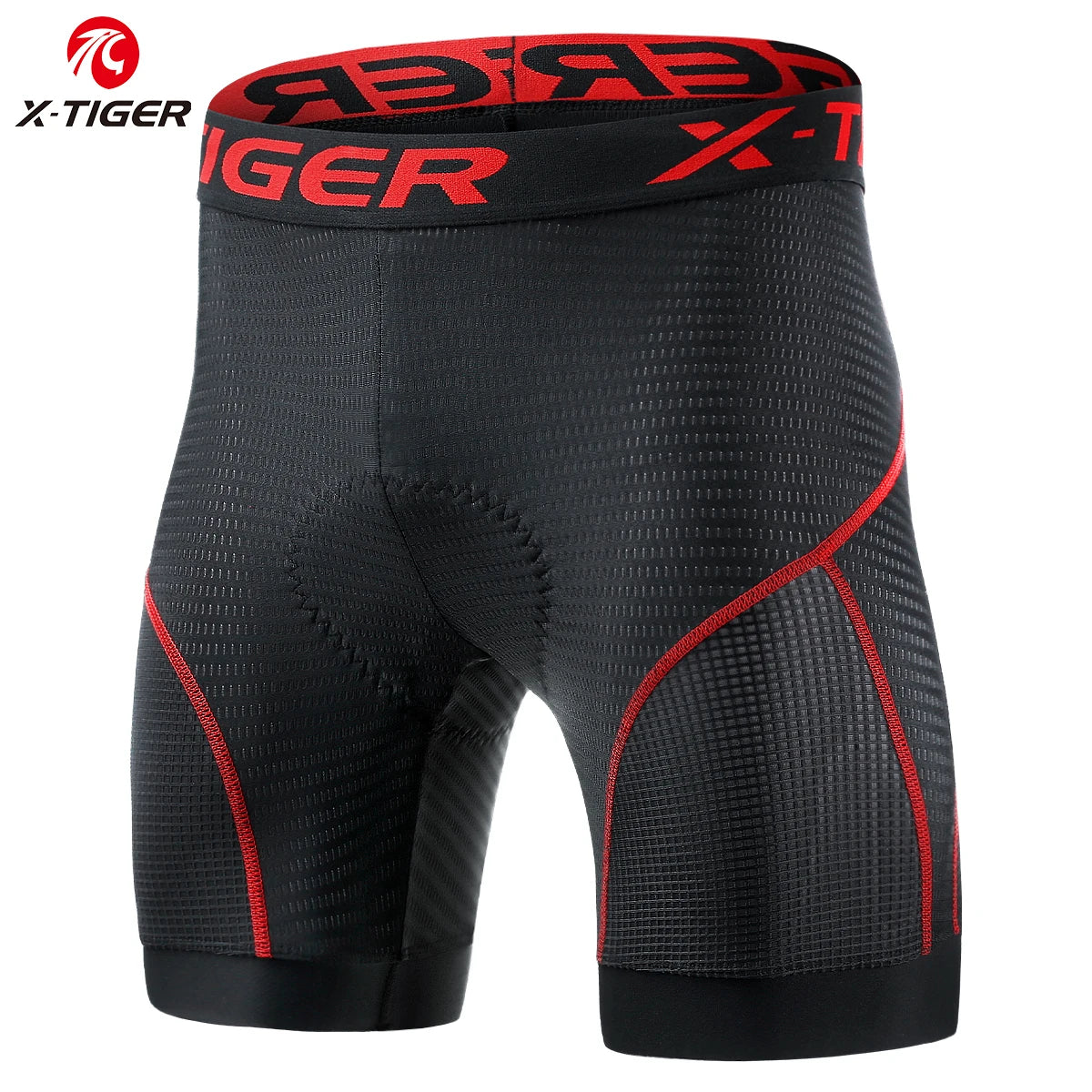S-3XL Plus Size Cycling Underwear Gel Pad Breathable Non-Slip Men Cycling Shorts Shockproof Bicycle Under Pant MTB Road Bike Riding Shorts Male Sports Apparel Accessories