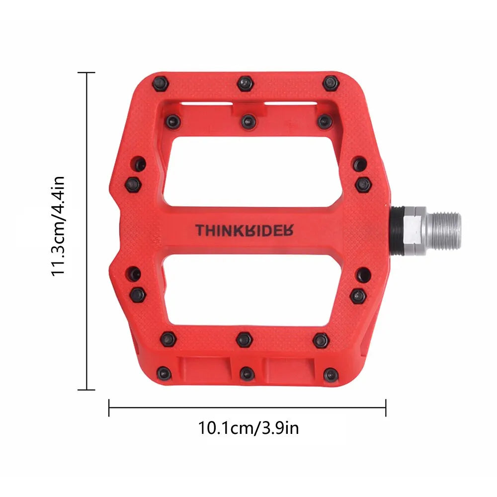 ThinkRider Flat Bike Pedals MTB Road 3 Sealed Bearings Bicycle Pedals Mountain Pedals Wide Platform Bicicleta Accessories