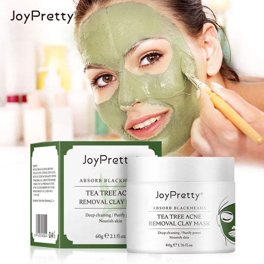 NEW Arrivals TEA Tree Facial Mask Oil Control Shrink Enlarged Pores Blackhead Remover Nourishing Face Clay Mask Korean Skin Care Supplies Home Ladies Beauty Salon SPA Products