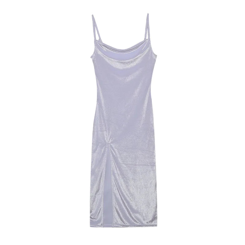 Multi-Colors S-XL UK Size Woman European American Dresses Style Women's Clothing New Spring Summer Fashion Sexy Slim Fit Slit Suspender Evening Party Night Clubwear Dress