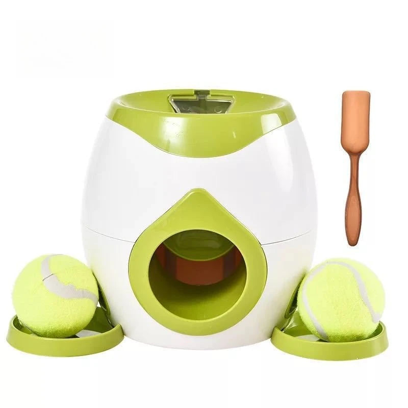NEW Arrivals Smart Ball Launcher Feeder Training Reward System for Dogs Interactive Puzzle Toy for Indoor Outdoor Puppy Exercise Behavior Training Pets Gaming Supplies