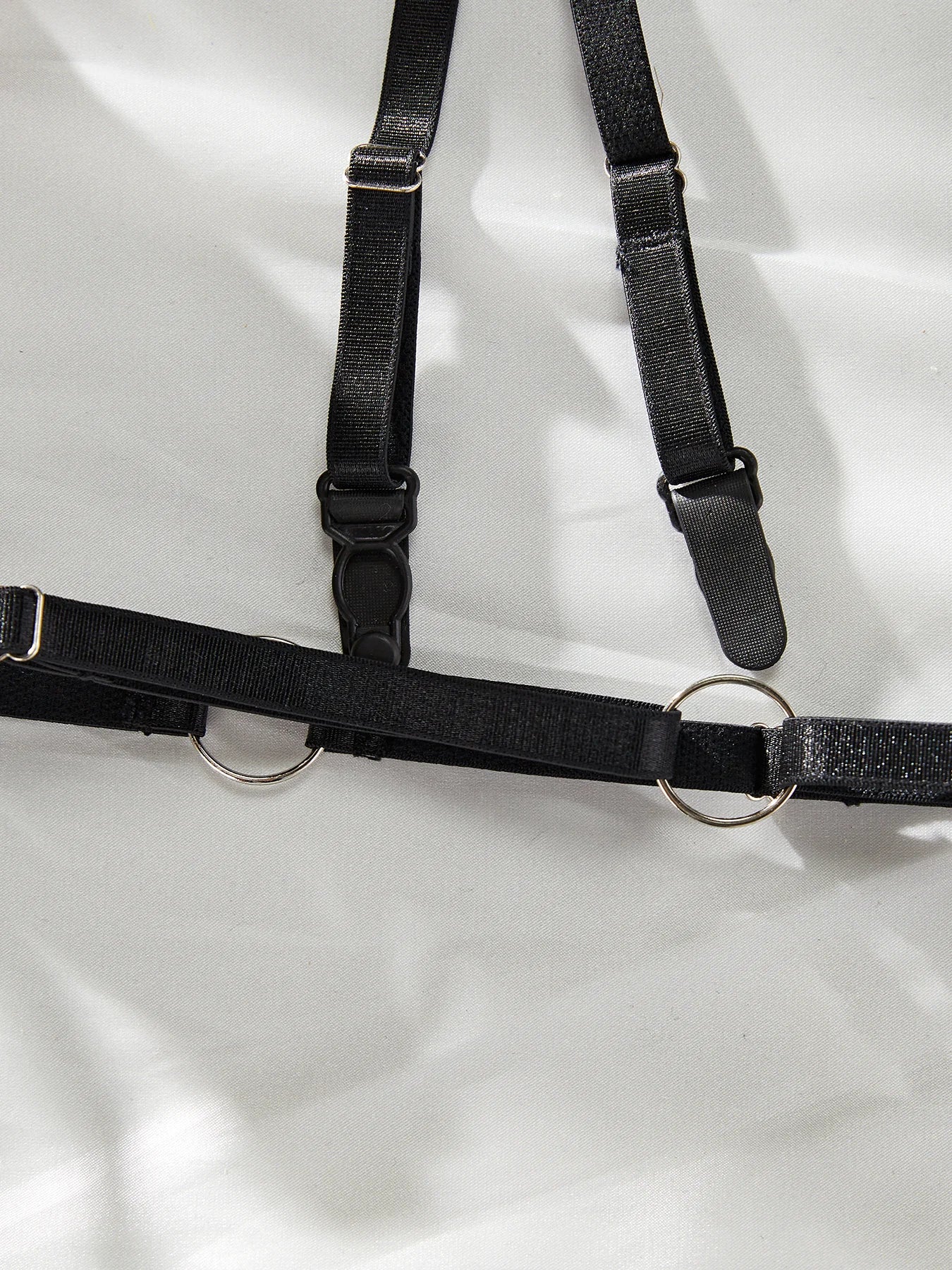 Fashion New Hot Drill Decorated Sexy See-through Mesh Erotic Lingerie Set Female