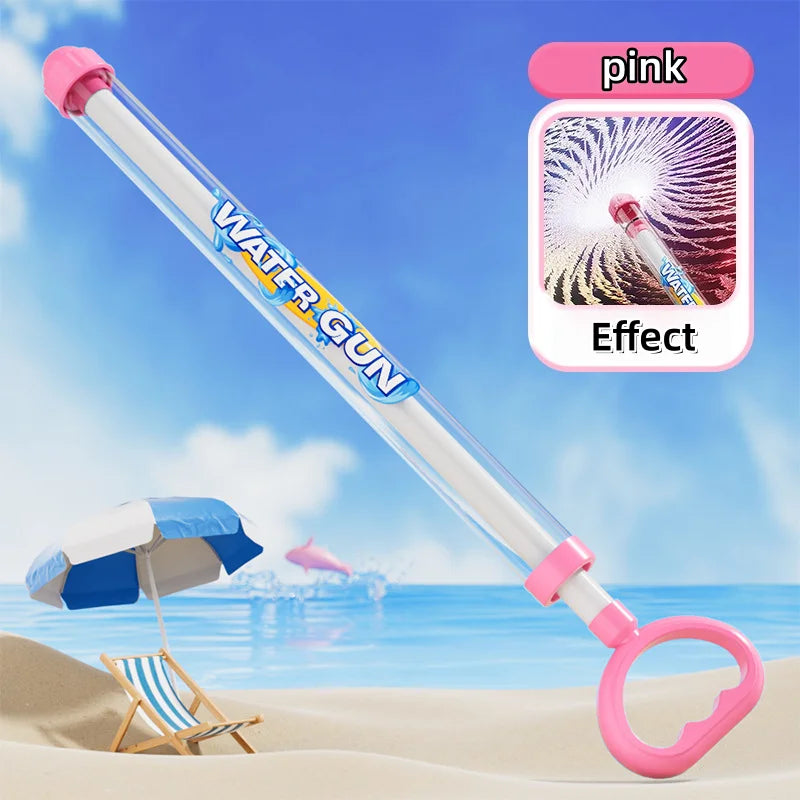 Summer Vacation Water Games Fireworks Water Gun, Water God Tool Beach Small Water Spray Pulling Fireworks Water Gun Children Drifting Play Gift Toys