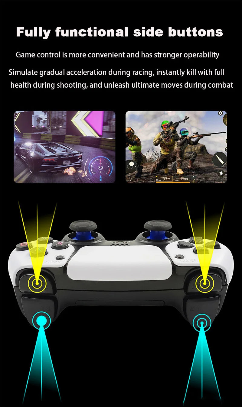 New 4K TV Game Stick M15 Ultra 64G 128G Handheld Game Player 2.4G Dual Wireless Controller 50000+ Games Family Game Player Computer Accessories Gaming Supplies