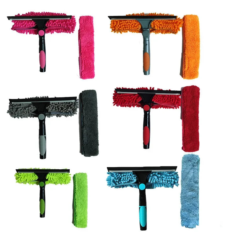 NEW Arrivals Two-In-One Set Window Cleaning Scraper Glass Cleaner Double-Sided High-Rise Window Cleaning Professional Household Goods Home Office Cleaning Tools Sets