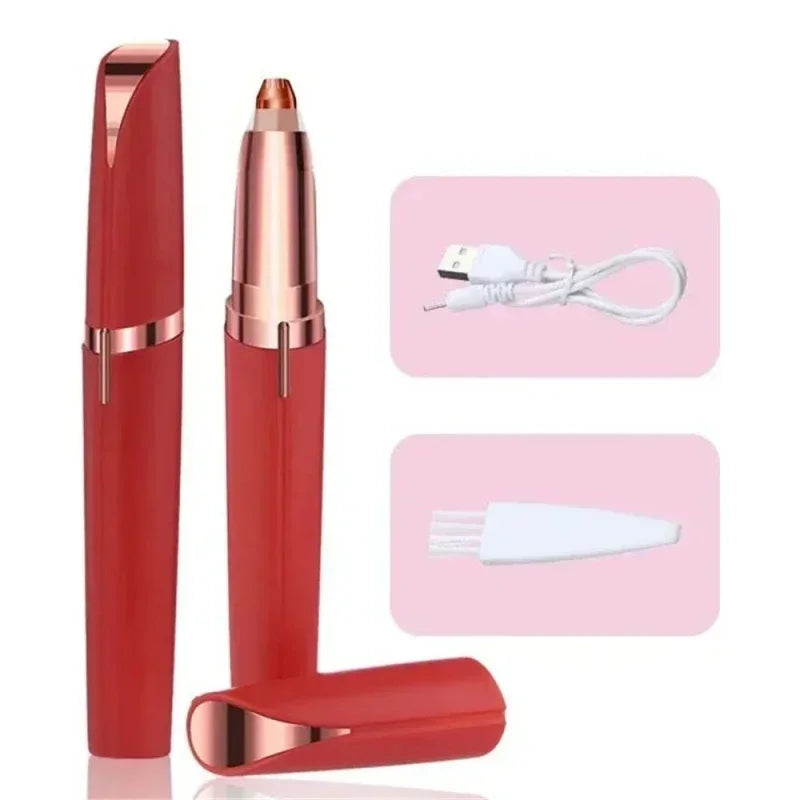 NEW Electric Face Eyebrow Trimmer Eye Brow Shaper 6 Colors  Pencil Hair Remover For Women Make-Up Painless Automatic Eyebrow Shavers Depilator