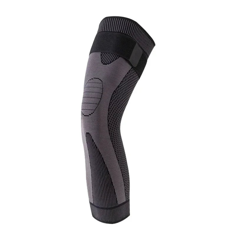 S (50kg)- 3XL (110-130Kg) Plus Size  Leg Knee Support Protectors Arthritis Meniscus Pain Relief Knee Support Brace Compression Long Full Legs Sleeve Running Gym Sport Knee Guard Pads