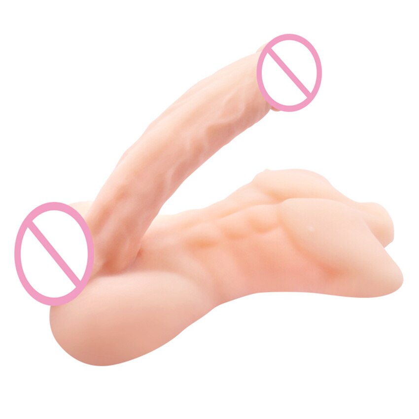 Realistic Dildo Vibrator Toy Male Torso For Women Vaginal Vibration Stimulate Buttplug Female Masturbator Doll Adult Sex Product