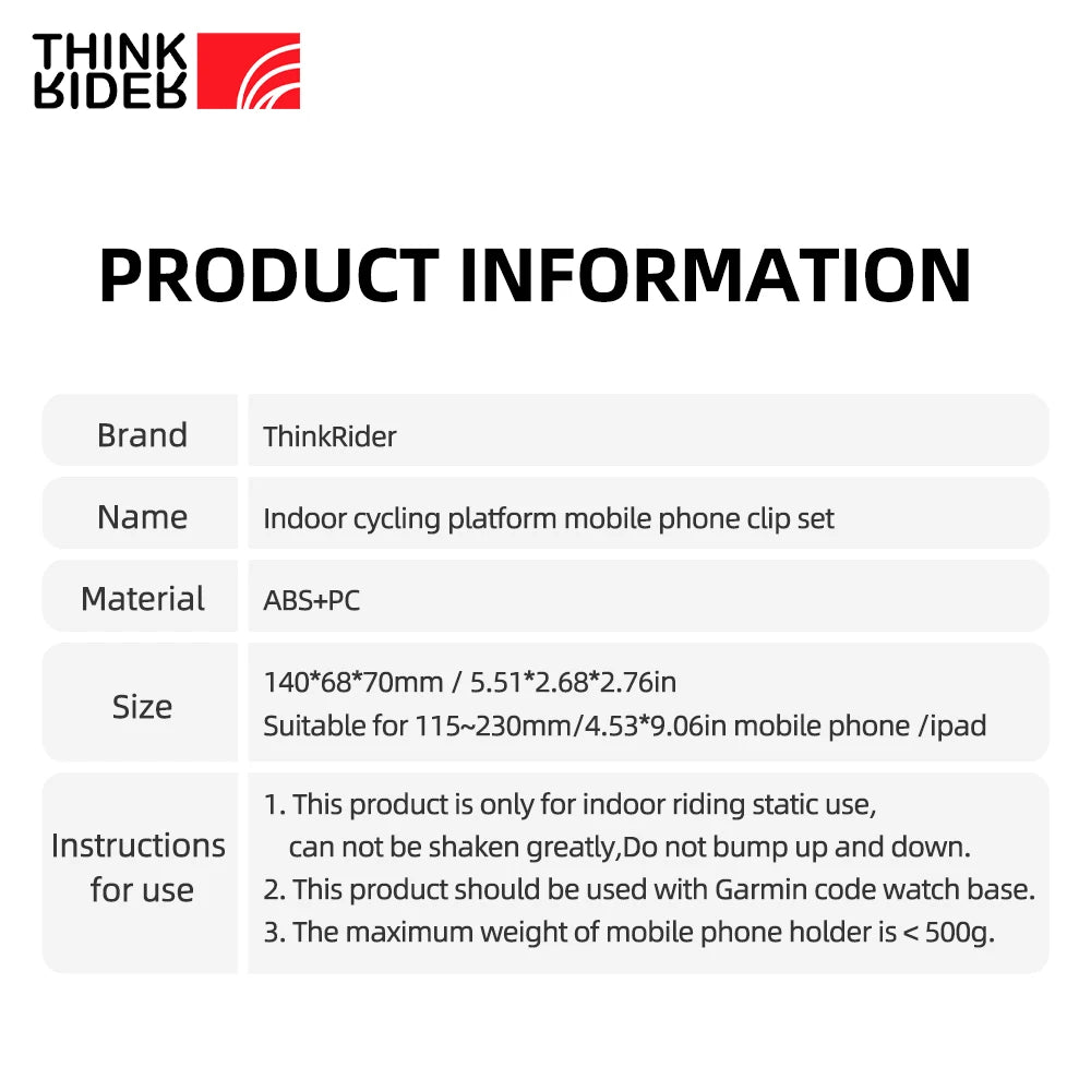 Bike Trainer Mobile Phone iPad Stand Phone Mount Stand Bike Mobile Phone Holder 360 Rotatable Adjustable Bicycle Accessories