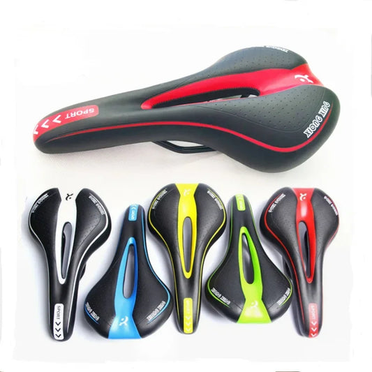 NEW Arrivals  12 Colors Hollow Out Bicycle Saddle Mountain Bike Seat Folding Bike Accessories Sport And Entertainment Cycling Seat