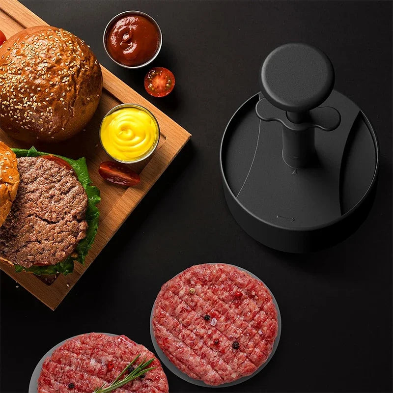 Hamburger Press Patty Maker, Stuffed Burger Mold for Beef & Veggie Patties, Perfect for BBQ & Homemade Burger Cooking Tools Kitchen Accessories