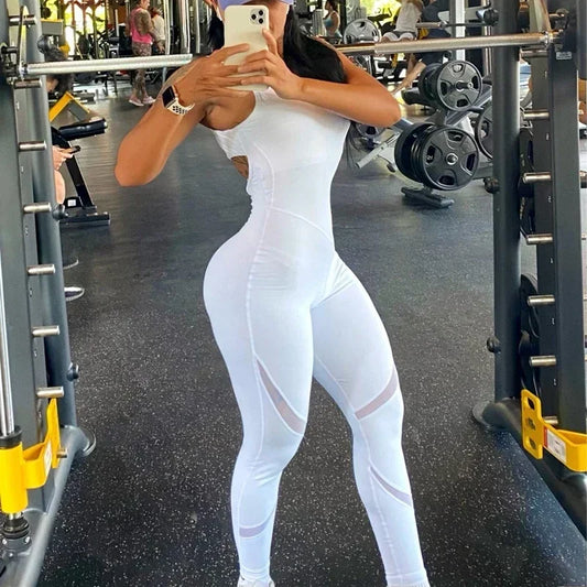 NEW S-XL 5 Colors Women Sports Jumpsuit Push Up Gym Clothing for Women Outfit Sport Set Sportswear Fitness Overalls Pilates Clothes Yoga Wear Ladies Sports Fashion Clothing Supplies
