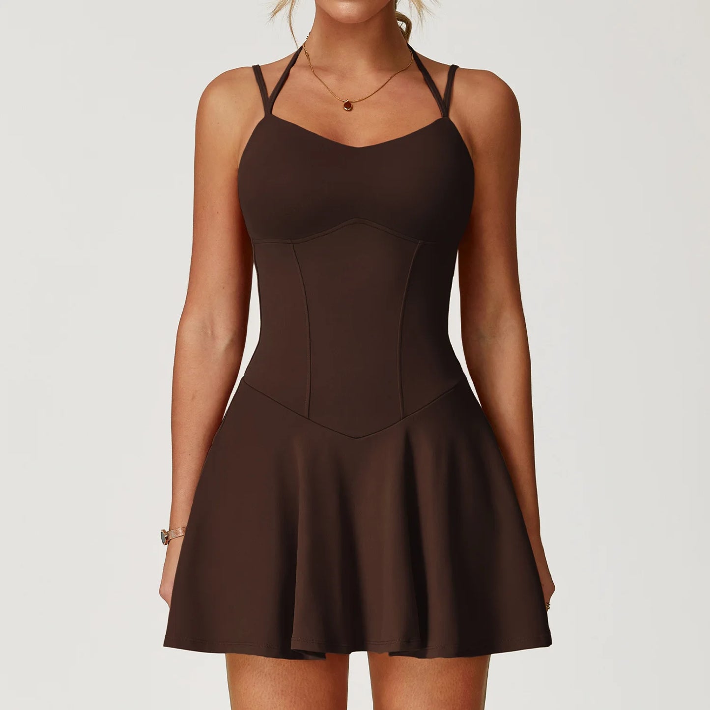 NEW S-XL 5 Colors  Badminton Tennis Golf Suit Anti Shorts Tracksuits Active Wear Pad Women Tennis Yoga Set One-Pieces Dress Sports Golf Badminton Skirts